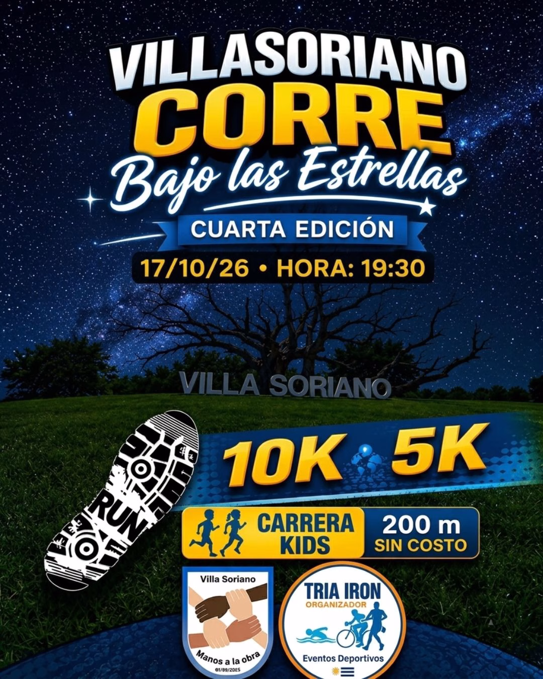 Foto de Villa Soriano Corre Bajo Las Estrellas