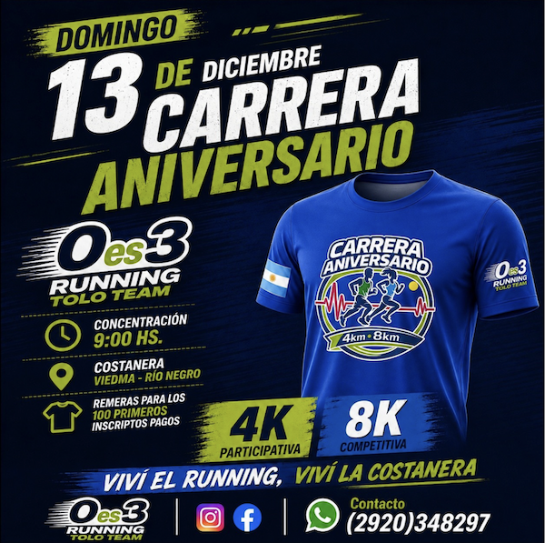 Foto de Carrera Aniversario Viedma 4K 8K