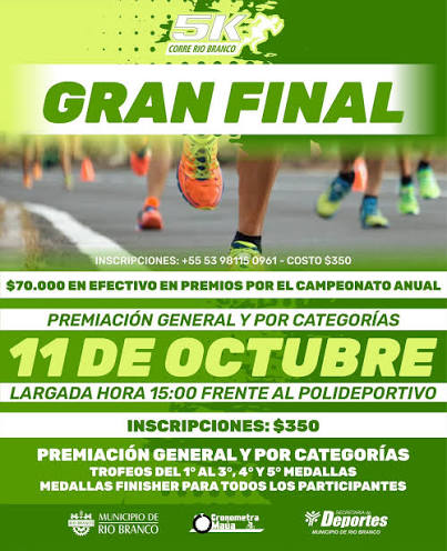 Foto de 5K Corre Río Branco 4° Fecha