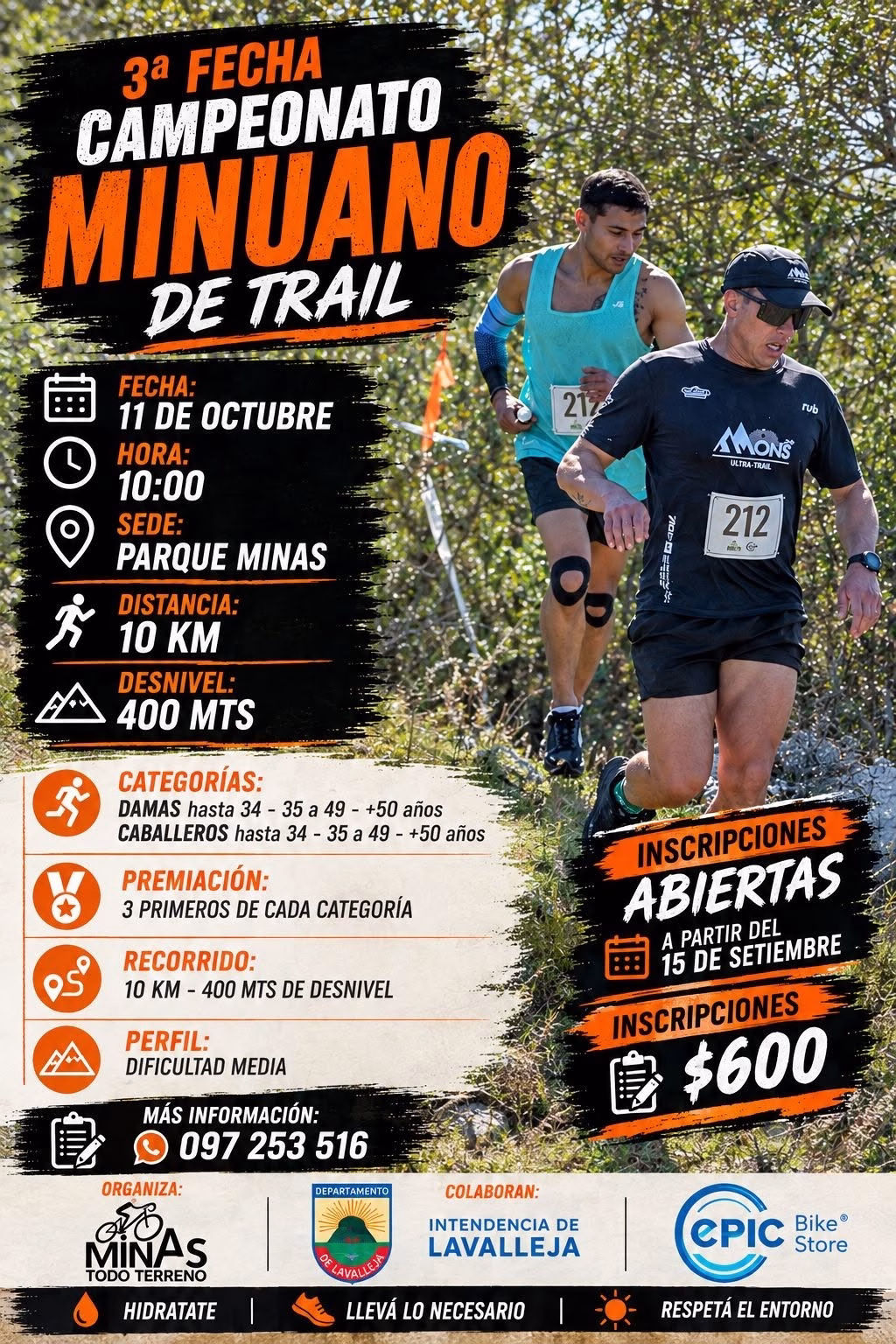 Foto de Cto. Minuano de Trail 3° Fecha